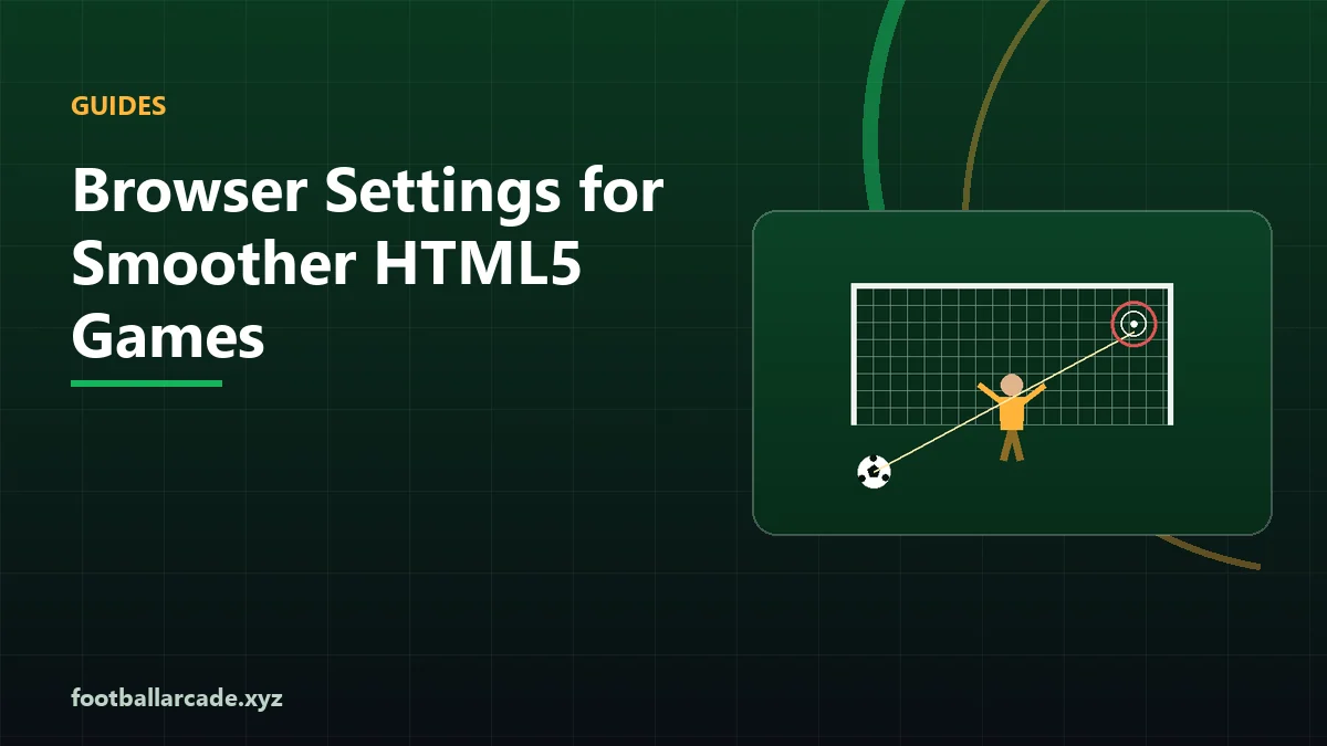 Illustration of browser settings affecting game performance