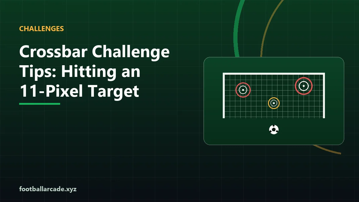 Illustration of a ball striking a crossbar