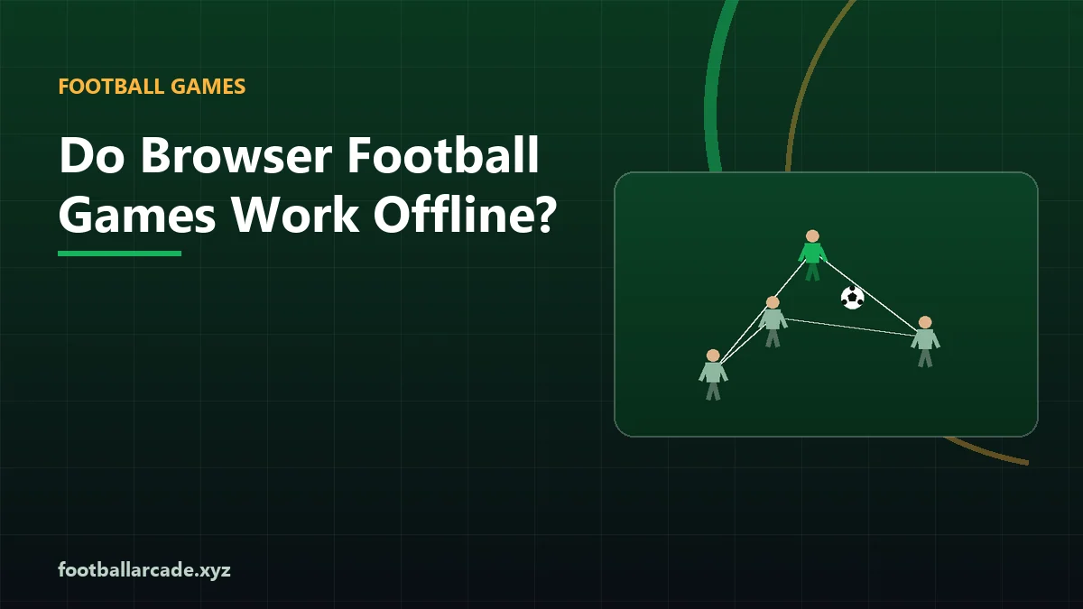 Illustration representing playing a browser game without a connection