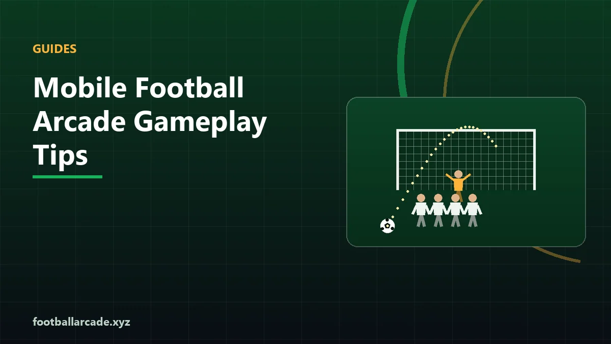 Illustration of a football game being played on a phone