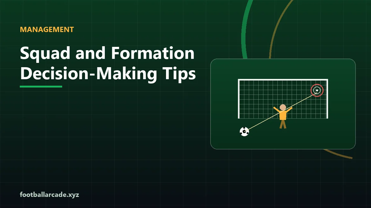 Illustration of tactical decision-making in a management game