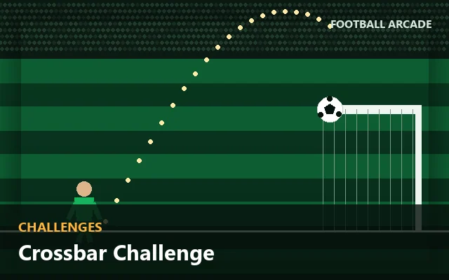 Crossbar Challenge — accuracy football arcade game on Football Arcade